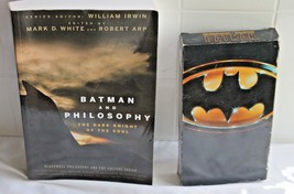 Batman VHS&amp; Batman Philosophy: The Dark Knight of the Soul by Mark D. White Book - £8.68 GBP