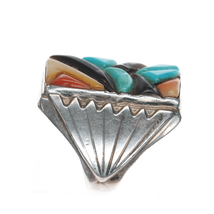 sz8.75 Richard &amp; Geneva Terraza Zuni sterling cobblestone ring - £215.02 GBP