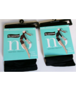 2 No nonsense seamless slip short Size Medium Black nylon spandex blend - $289.99 MXN