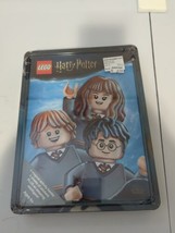 LEGO Harry Potter Tin With 4 Activity Books, Stickers, &amp; Dumbledore Minifig NEW - £10.55 GBP