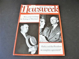 Newsweek- Farley and President in Complete Agreement? -Sep. 5, 1938- Magazine. - £20.76 GBP