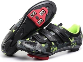 Mens Cycling Shoes Compatible With Peloton Bike &amp; Spd 2 Bolt Clips - Uni... - $64.94