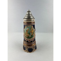Original KING West Germany Christmas 1986 11&quot; Music Box Commemorative Beer Stein - £47.46 GBP