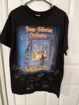 Trans-Siberian Orchestra Unisex T-Shirt  Sz M Signed Autographed 2013-2014 Tour - £29.37 GBP