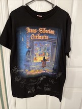 Trans-Siberian Orchestra Unisex T-Shirt  Sz M Signed Autographed 2013-20... - £29.23 GBP