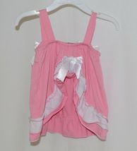 I Love Baby Pink White Sun Dress Ruffle Bloomers Size 80cm 1 to 2 Year Old image 3