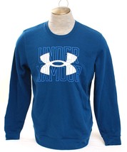 Under Armour Blue UA Rival Terry Long Sleeve Crew Sweatshirt Men&#39;s L NWT - £63.94 GBP