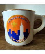 Vintage Boy Scouts of America New York City Mug Cup BSA 3 3/4&quot; PLEASE RE... - €6,48 EUR