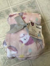 Parent&#39;s Choice Plush Baby Blanket Unicorn Pegasus Fleece 30&quot;x 36&quot; Girl Boy New - £20.87 GBP