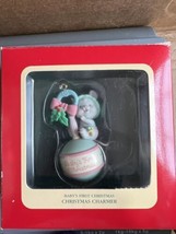 Vtg New Heirloom Collection Baby&#39;s First Christmas Charmer Ornament Rattle - £10.94 GBP