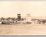 RPPC Birds Eye View w Train Gull Lake Saskatchewan Canada 1900s Postcard... - $67.27