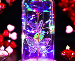 Mother&#39;s Day Gifts for Mom Her Wife, Galaxy Rose Crystal Flower, Light u... - £27.33 GBP