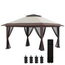 Outsunny 13&#39; x 13&#39; Pop-Up Gazebo Canopy Tent - $297.99