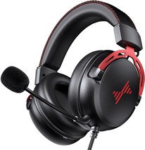 Gaming Headset for PS5 PS4 PC, Gaming Headphones with Noise Cancelling - £22.41 GBP