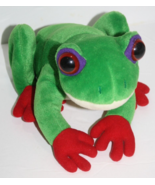 24k Special Effects Red Eyed Tree Frog Culture 9&quot; Plush Feet Mighty Star... - $24.56 CAD