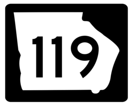 Georgia State Route 119 Sticker R3662 Highway Sign - $1.45+