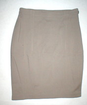 New Womens Designer T Alexander Wang M NWT Skirt Pencil Brown Side Zipper Office - £152.90 GBP