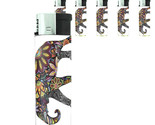 Elephant Art D24 Lighters Set of 5 Electronic Butane  - $15.79