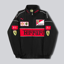 Scuderia Ferrari F1 Racing Team Jacket – Red&amp;Black Colorblock Edition - $140.00+