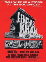 Genghis Khan 1965 ORIGINAL Vintage 9x12 Industry Ad Stephen Boyd Eli Wal... - £23.18 GBP