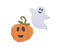 Sizzix Happy Halloween by Laura Kate Dies, Jack-O-Lantern &amp; Ghost - £12.70 GBP