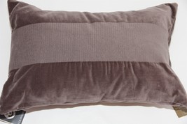 Vera Wang Floral Jacquard Velvet Plum Purple Rectangle Throw Pillow Nwt $195 - $76.75