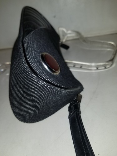 Dior Trailer Pouch Wristlet Cadillac Handbag Purse Motorcycle Galliano Denim Car Item image 6