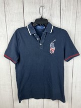 Ralph Lauren Shirt Mens Small Big Pony Polo Classic Fit Stars and Stripe... - £17.64 GBP