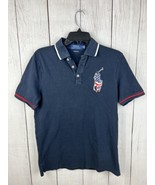 Ralph Lauren Shirt Mens Small Big Pony Polo Classic Fit Stars and Stripe... - £17.60 GBP