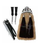 Original Long Horse Hair Dress Sporran With Unique Enamel Cantel - $248.22 CAD
