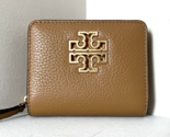 New Tory Burch Britten Bifold Leather Wallet Tiramisu - $113.91