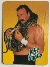 WWF WWE 1991 Titan Sports Wrestling Challenge Jake the Snake Roberts Card - £10.62 GBP