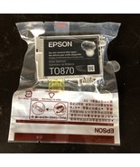 Genuine Epson T0870 Gloss Optimizer Ink Cartridges - £6.61 GBP