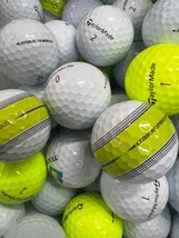 TaylorMade Tour Response ..12 Premium AAA Golf Balls, striped balls incl... - $17.37