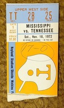 11/18/1972 Mississippi vs Tennessee Volunteer Football Game 5 - £8.92 GBP