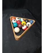 Vintage Antique Clay Billiard Pool Balls ~ 13 Total, Includes Cue Ball &amp;... - $210.21 CAD