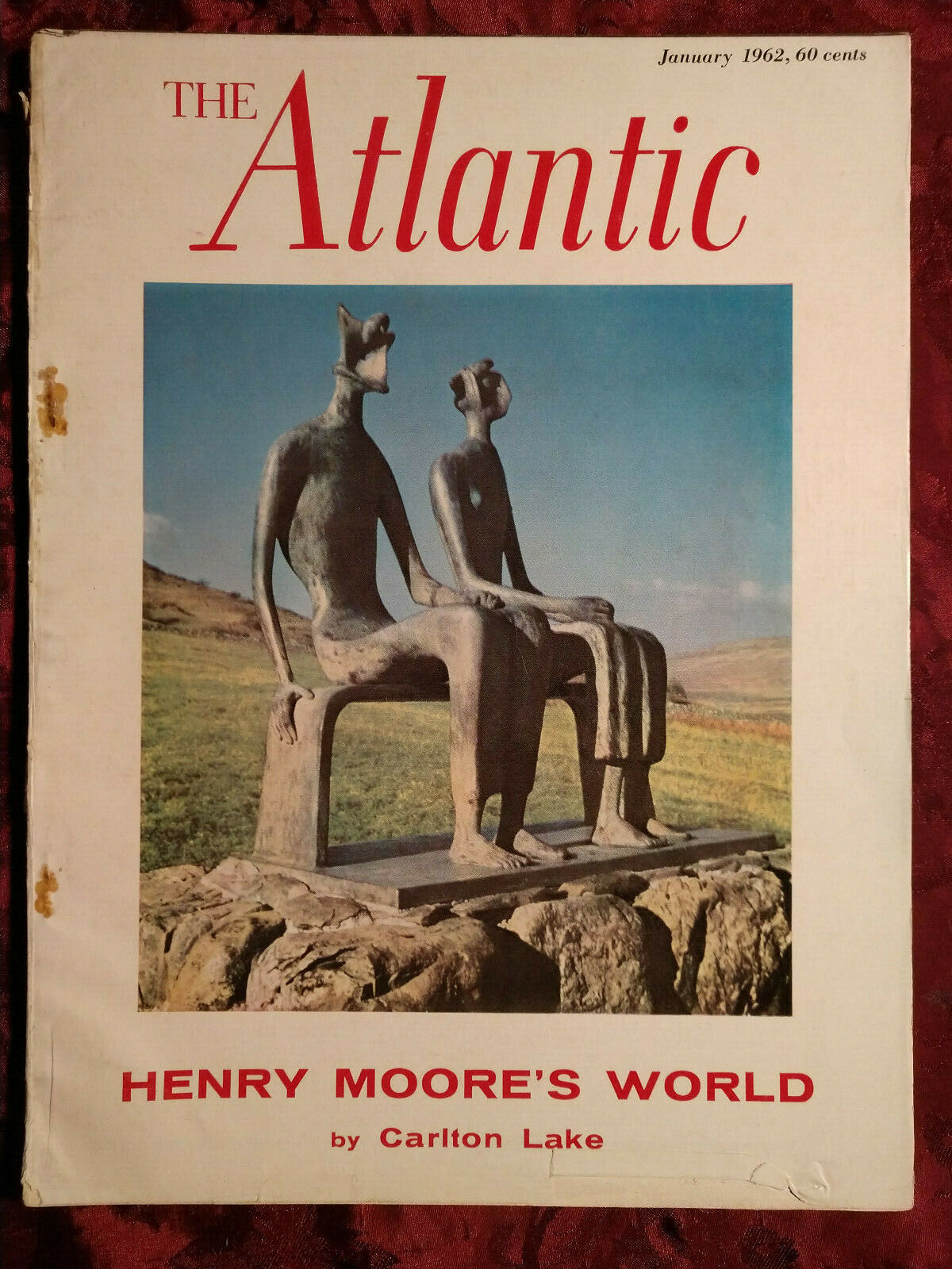 Primary image for ATLANTIC January 1962 Henry Moore Ernest Hemingway Robert Frost Nadine Gordimer