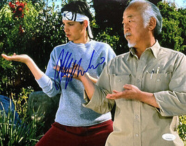 Ralph Macchio Firmato IN Blu 11x14 Il Karate Bambino Mr.Miyagi Foto JSA ITP - £76.26 GBP