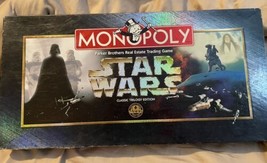 Vintage 1997 Star Wars Monopoly Board Game Classic Trilogy Edition 100% Complete - £19.23 GBP