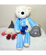 Scentsy Buddy Winter Lot 3 Pookie Polar Bear Gnick The Gnome Clip Bell C... - $22.06
