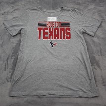 Houston Texans NFL Shirt Mens XXL Gray Team Apparel Short Sleeve Graphic... - $15.82