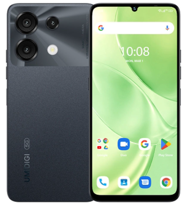 UMIDIGI G9 5G 6gb 128gb Octa-Core Dual Sim 6.75" Face Unlock 5g Android Black