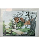 VTG  Paris Etching Society Print End Of Village- Signed R Baruaip- Circa... - €324,21 EUR