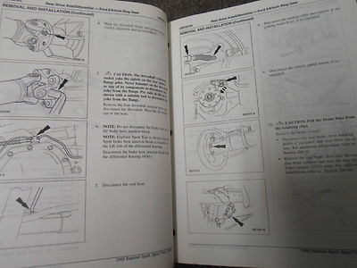 Manuale Di Servizio E Riparazione Per Ford Explorer Sport Trac 2002 Item image 6