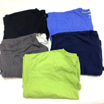 Lot of 5 Mens  Size XL T-Shirts Old Navy Fruit of the Loom Blue Black Green Grey - £17.71 GBP