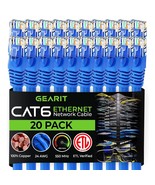 GearIT Cat 6 Ethernet Cable 3 ft (20-Pack) - Cat6 Patch Cable, Cat 6 Pat... - £63.75 GBP