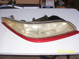 1997 1998 MARK VIII RIGHT HEADLIGHT OEM USED RED TRIM LINCOLN NO HID BULB - $296.01