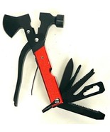 Outdoor Camp Axe Hammer Pliers Knife Screwdriver Multifunctional - Black... - $266.70 MXN