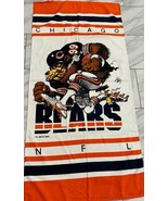 Vintage Chicago 80s Bears 1988 Jack Davis Beach Towel 32x57 VTG - $27.35 CAD