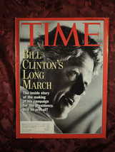 TIME magazine November 2 1992 Bill Clinton&#39;s Long March Bill Walsh - £6.07 GBP